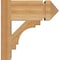 Ekena Millwork Merced Arts & Crafts Rough Sawn Outlooker, Western Red Cedar, 6"W x 12"D x 12"H OUT06X12X12MRC03RWR - alternate 3